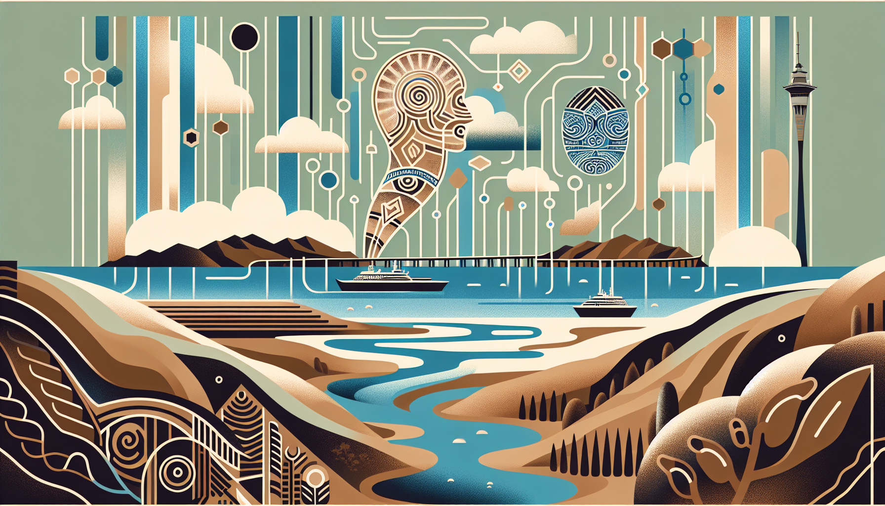 Editorial illustration for New Zealand government AI governance story